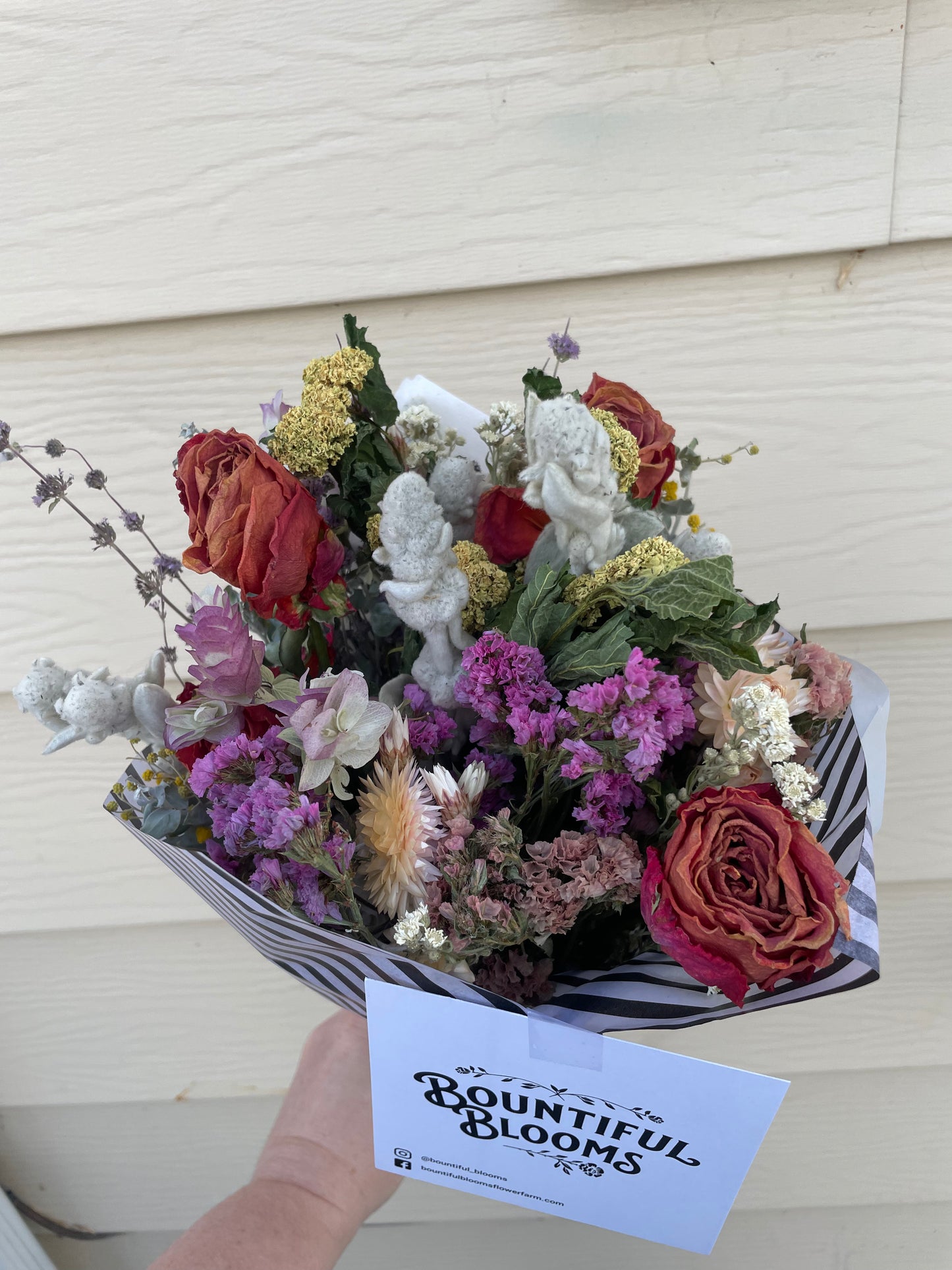 Friday Flowers! - Everlasting Dried Mixed Bouquet delivered - Full Size